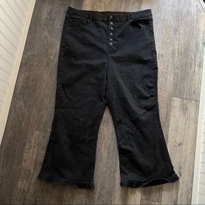 American Eagle | Black Highest Rise Flare Jeans